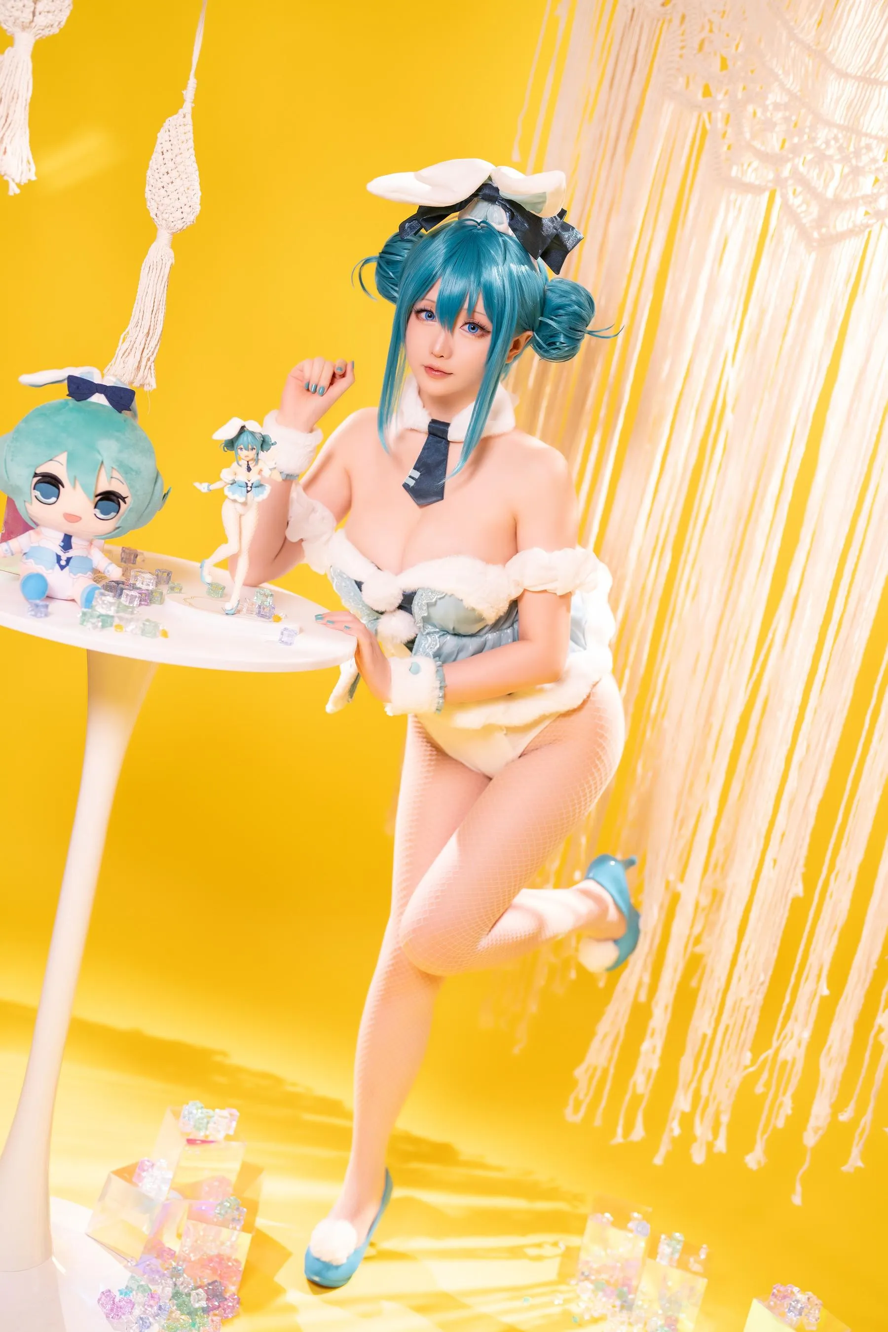星之迟迟 – NO.158 23年9月计划A 初音未来 白兔女郎 [77P]插图4